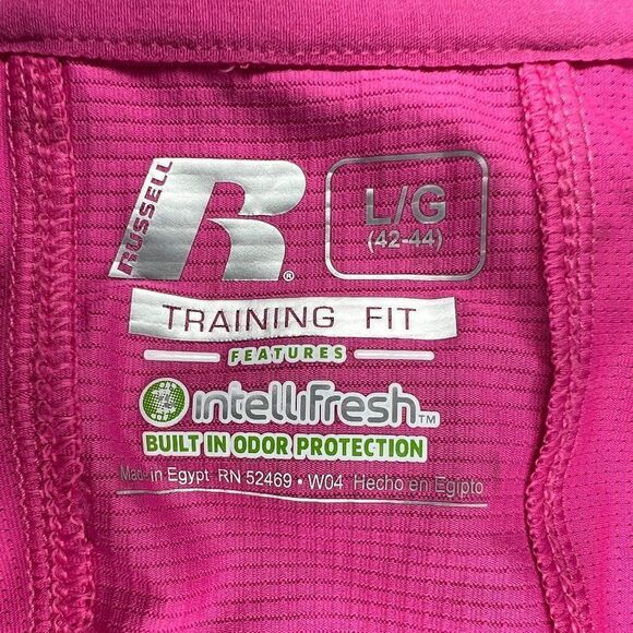 Russell Training Tank Top Women's Large Pink Fit Running Yoga Performance Shirt - Picture 10 of 10